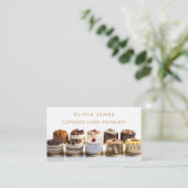 ベーカリー飾シェフケーキのデコレータ用ケーキ 名刺 (スタンド正面)