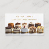 ベーカリー飾シェフケーキのデコレータ用ケーキ 名刺 (正面)