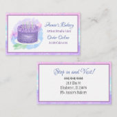 ベーカリー | お誕生日ケーキベーキング 名刺 (正面/裏面)