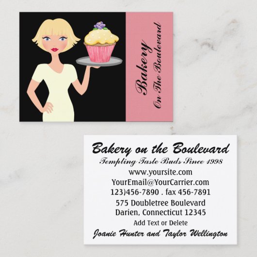 ベーカリー/ケーター/レストラン – SRF 名刺 (正面/裏面)