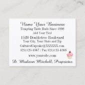 ベーカリー/スイートショップ/アイスクリーム名刺 名刺 (裏面)