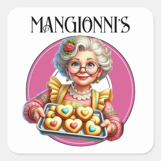 ベーカリー スクエアシール (正面)