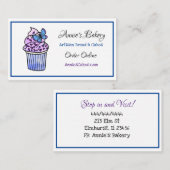 ベーカリー | バタフライカップケーキ 名刺 (正面/裏面)