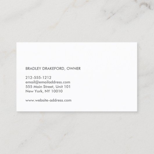 ベーカリー、バー、バックグラウンドでのカフェライフ素朴ス 名刺 (裏面)