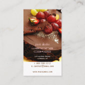 ベーカリー，パン屋の名刺 名刺 (裏面)