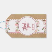 ベーカリー&フローラクラフト紙ギフトラベル ギフトタグ (裏面横)