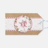 ベーカリー&フローラクラフト紙ギフトラベル ギフトタグ (正面(横))