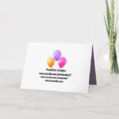 ベーカリー/ペストリーショップ4デザイン 招待状 (裏面)