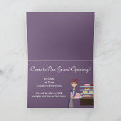 ベーカリー/ペストリーショップ4デザイン 招待状 (内部)