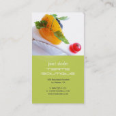 ベーカリー、ペストリーショップ、名刺テンプレート 名刺 (裏面)