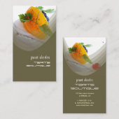 ベーカリー、ペストリーショップ、名刺テンプレート 名刺 (正面/裏面)