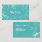 ベーカリー/ペストリー・ビジネス・カード 名刺 (正面/裏面)