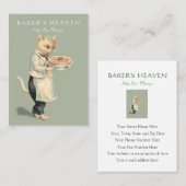 ベーカリー,ペティシシェフ,ベーカー,レストラン,ケーター 名刺 (正面/裏面)