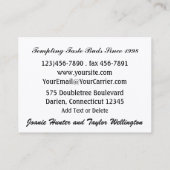 ベーカリー/仕出し業者/食品業界 – SRF 名刺 (裏面)