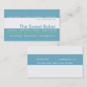 ベーカリー 名刺 (正面/裏面)