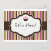 "ベーカリー | 引っ越しました」はがき 案内ポストカード (正面)