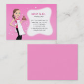 ベーカリー、調理師、シェフのための美しい名刺。 名刺 (正面/裏面)