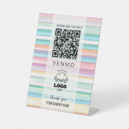 ベーカリーVenmo支払いQRコード 台座サイン