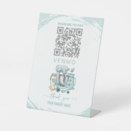ベーカリーVenmo支払いQRコード 台座サイン