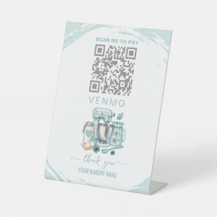 ベーカリーVenmo支払いQRコード 台座サイン