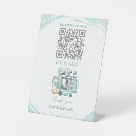 ベーカリーVenmo支払いQRコード 台座サイン (正面)