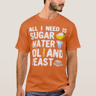 ベーカーおもしろいパンベーキングパン Tシャツ