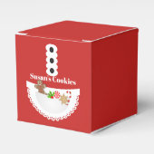 ベーカーのエプロンのジンジャーブレッドクリスマスクッキー交換 フェイバーボックス (正面サイド)