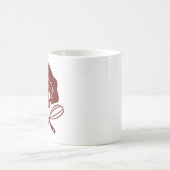 ベーカーのスカルとトケ コーヒーマグカップ (中央)