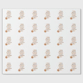 ベーカーのユーモア：人を殴るので私は焼く ラッピングペーパー (フラット)