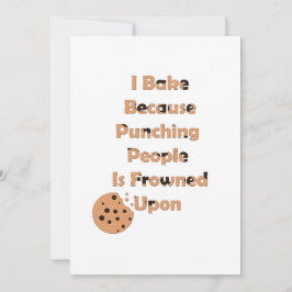 ベーカーのユーモア：人を殴るので私は焼く 招待状