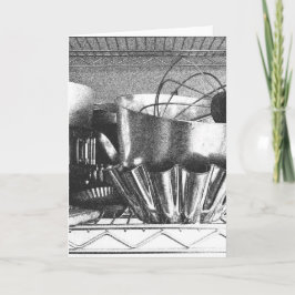 ベーカーのラック空白のノートカード ノートカード