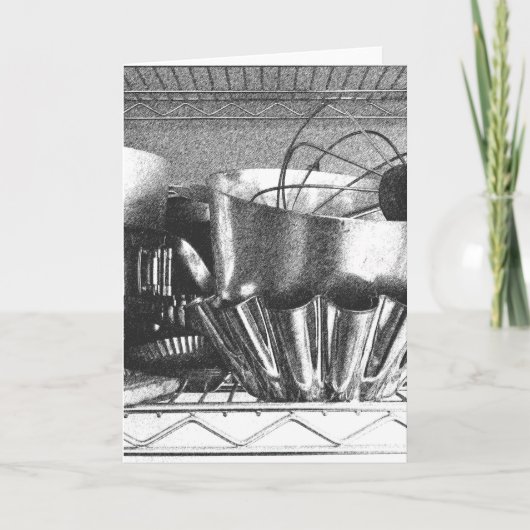 ベーカーのラック空白のノートカード ノートカード (正面)