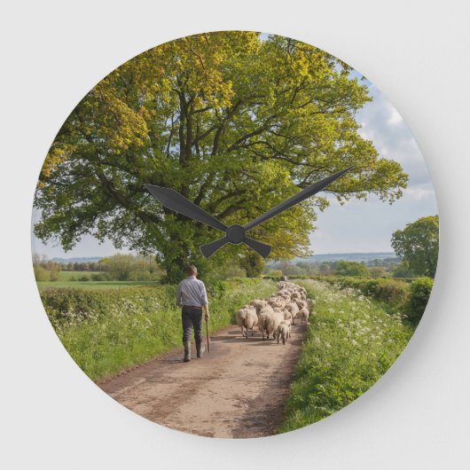 ベーカーの丘コッツウォーズ大時計 ラージ壁時計 (正面)