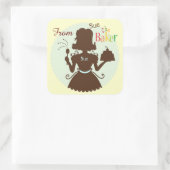 ベーカーカスタマイズギフトステッカー スクエアシール (バッグ)