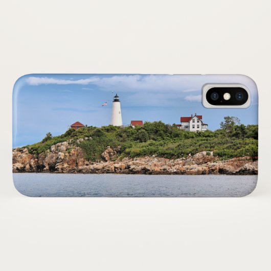 ベーカーズアイランドライトハウス、MA iPhone Xケース Case-Mate iPhoneケース (裏面(横))