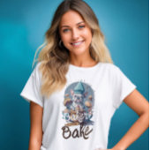 ベーカーズウィングベイクズベーキングマスターフランスのブルドッグ Tシャツ