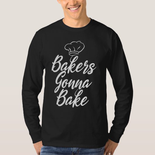 ベーカーズウィングベイク料理ベーキングベイカー Tシャツ (正面)