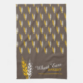 ベーカーズウィートブラウンイエローグラフィックビジネスプロモーション キッチンタオル (縦)