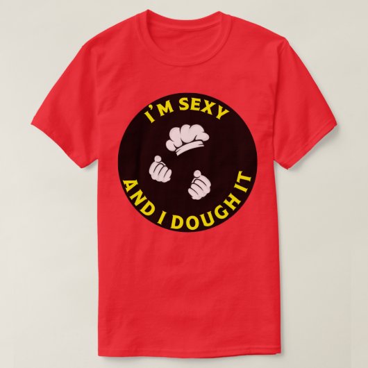 ベーカーズエプロンおもしろいケーキベイカーギフトパンメーカーGi Tシャツ (デザイン正面)