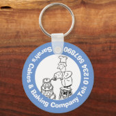 ベーカーズケーキ作りとベーキング キーホルダー (正面)