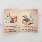 ベーカーズケーキ誕生日カード カード (内部)