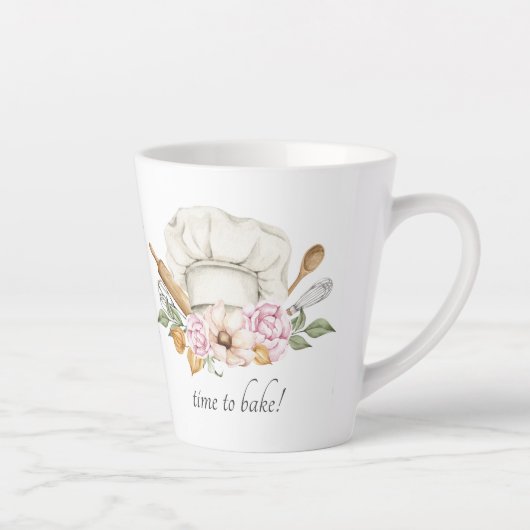 ベーカーズツールを焼く時間ラテマグカップ カフェラテマグ (右)