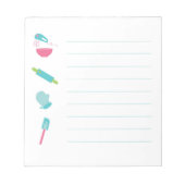 ベーカーズドリームメモ帳 ノートパッド (正面)