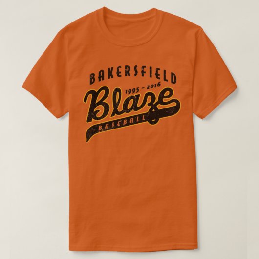ベーカーズフィールドブレーズ Tシャツ (デザイン正面)