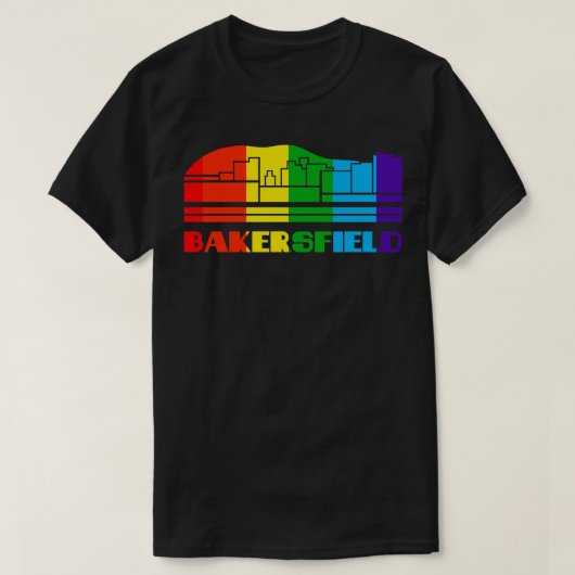 ベーカーズフィールドプライドベーカーズフィールドLGBTギフトLGBTQ Sup Tシャツ (デザイン正面)