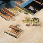 ベーカーズフィールド運河カリフォルニア州。クリスマスの挨拶 ジグソーパズル (側面)