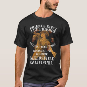 ベーカーズフィールド カリフォルニア料理 格安の牛タン Tシャツ