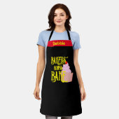 ベーカーズベイクエプロン – おもしろいギフトパーソナライズされた エプロン (着用した状態)