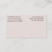 ベーカーズ·デライト·名刺 名刺 (裏面)