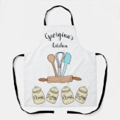 ベーカーツパーソナライズされたール エプロン (正面)